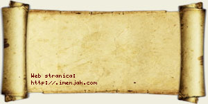 Anđela Peranović vizit kartica